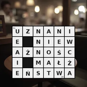 Hasło krzyżówkowe nieważnie - uznanie nieważności małżeństwa – rozwiązanie, synonimy, podpowiedzi i definicje krzyżówkowe